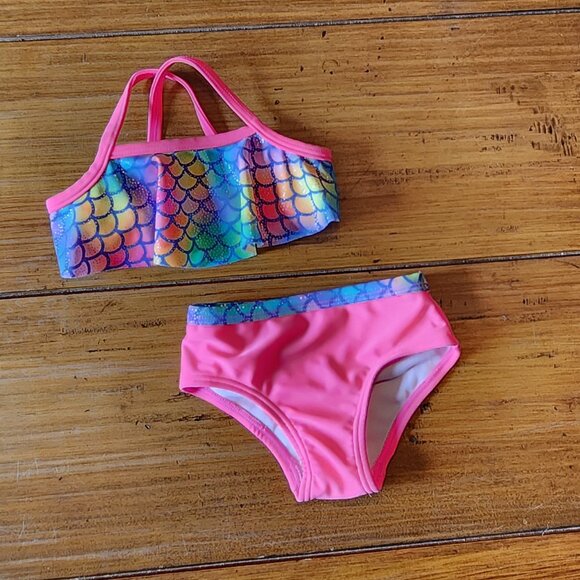 Wonder Nation Two Piece Swimsuit Size 3-6 Months - Picture 1 of 4